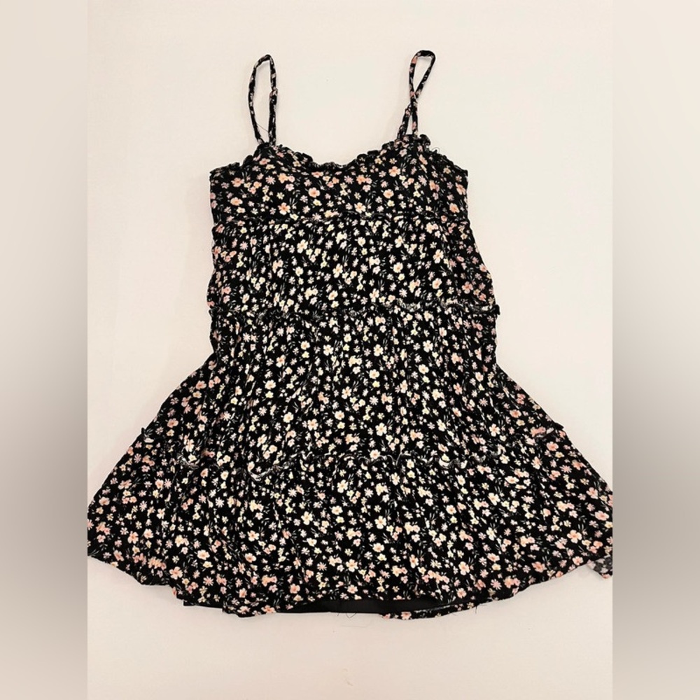 black floral sundress